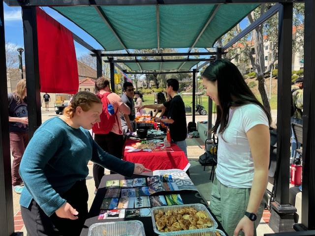 Students engage with different countries represented at Culture Fest tables